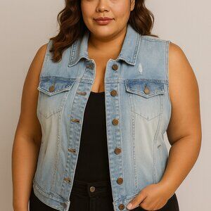 Love and legend SZ 20 denim vest